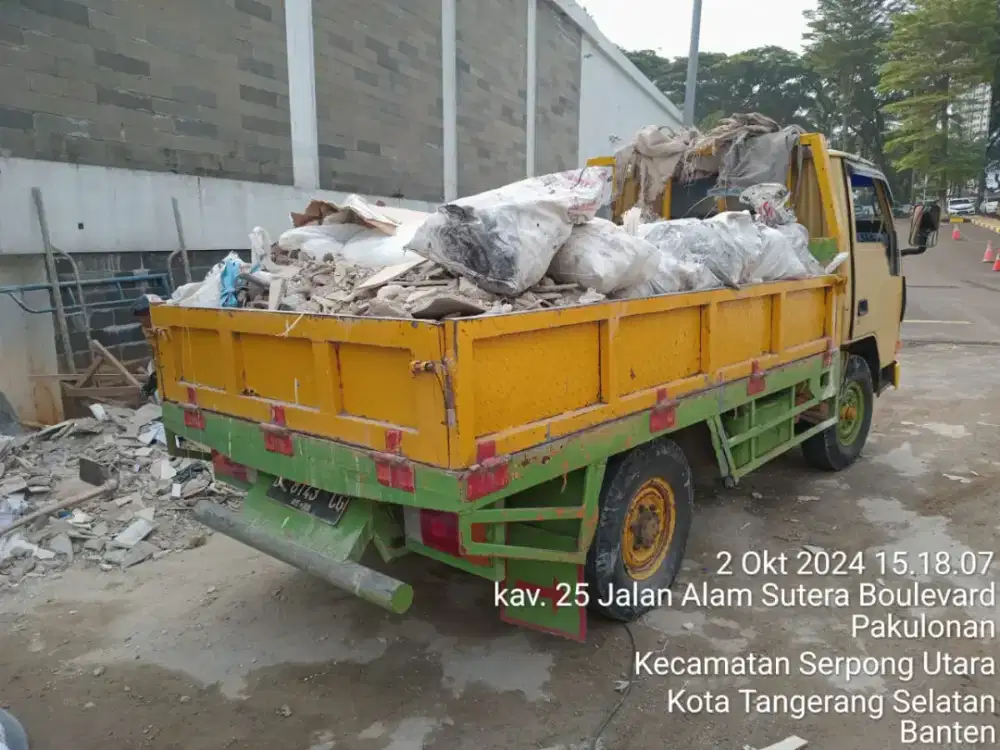 Jasa angkut sampah puing gedung