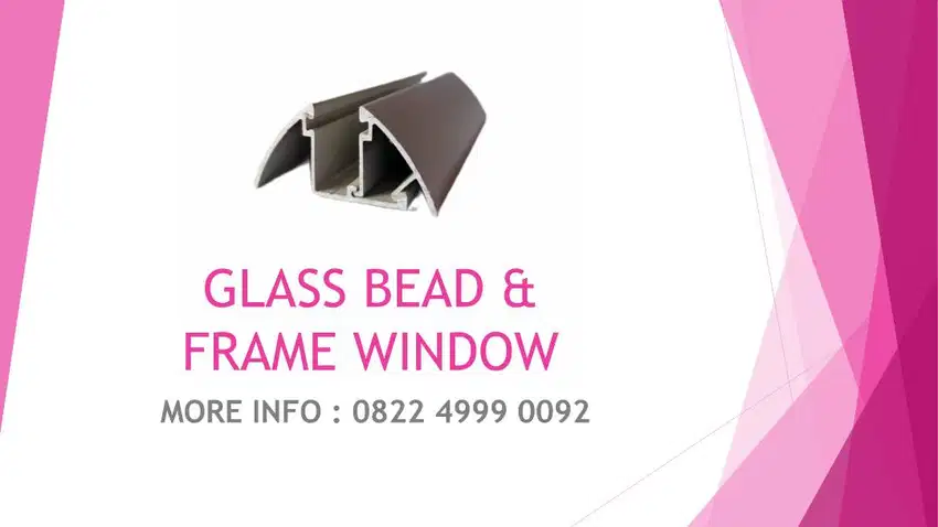 Glass Bead and Frame Window Aksesoris Sandwich Panel