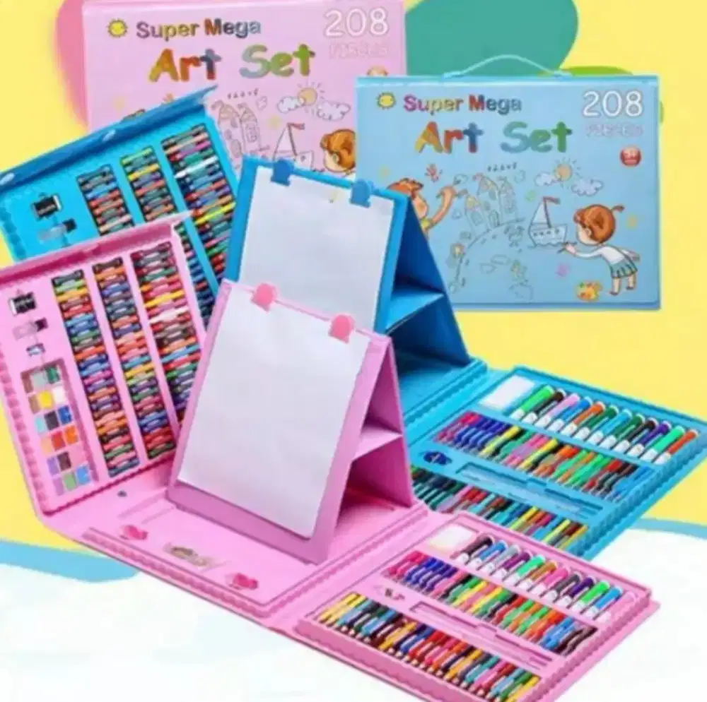 Crayon Alat Melukis gambar set drawing Art 208