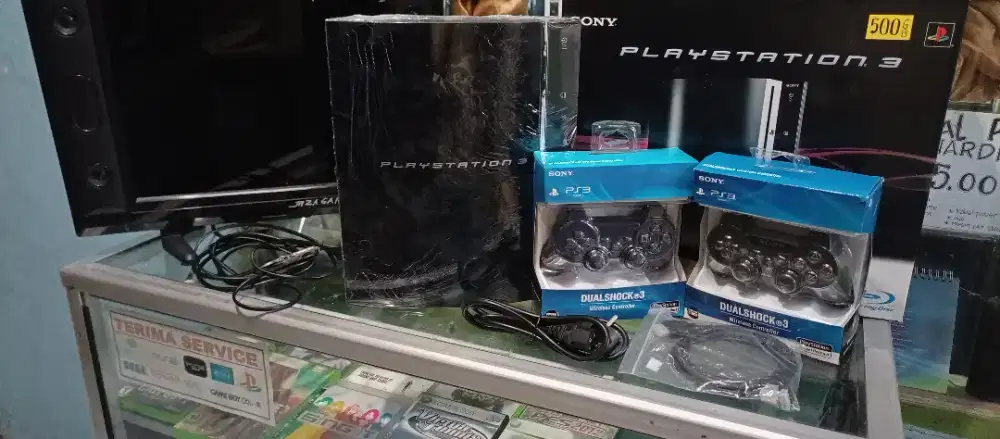 MENJUAL PS3 FAT (NEW) 500 GB