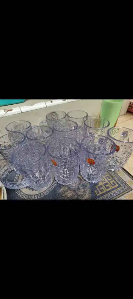 MURAH!!! GELAS MELAMINE GOLDEN DRAGON