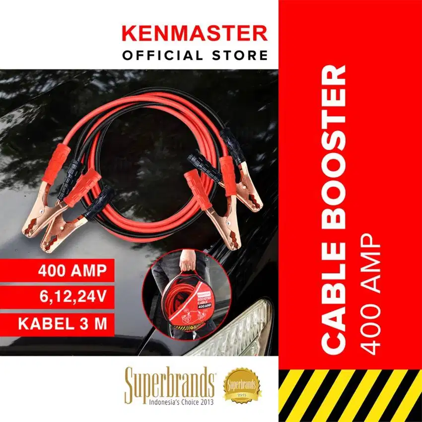 Kenmaster Kabel Booster Jumper Aki 400 Amp