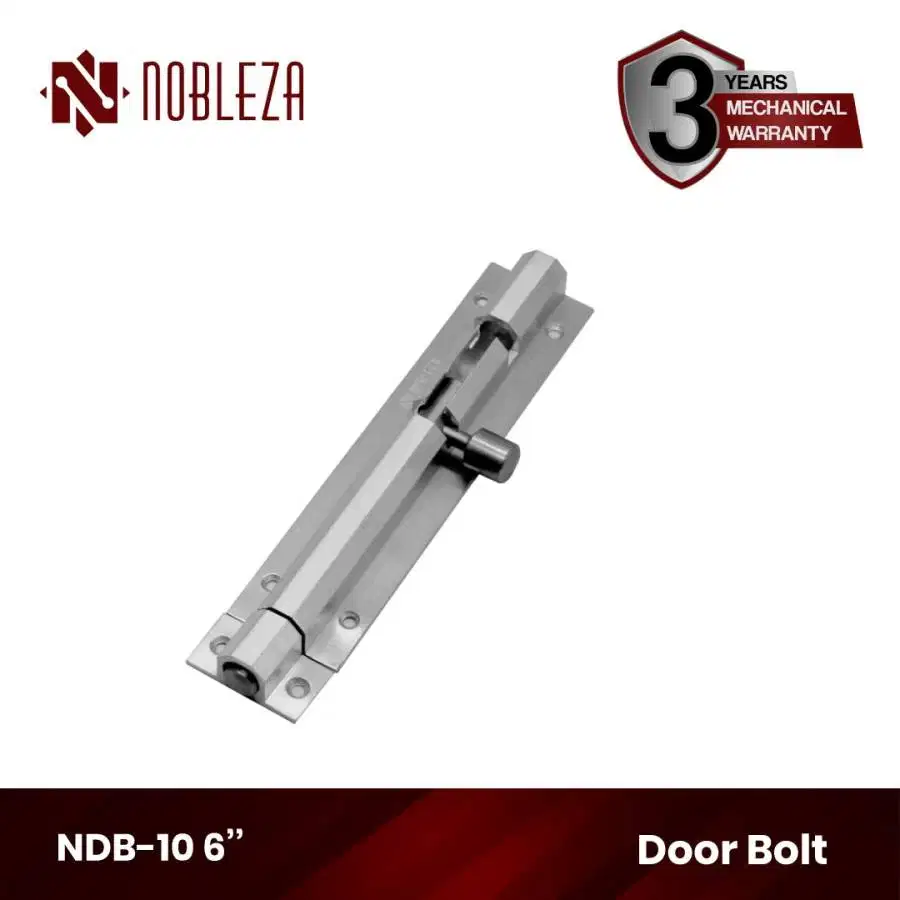 NOBLEZA NDB-10 6 Inch Grendel Slot Selot Jendela Pintu Ukuran Besar