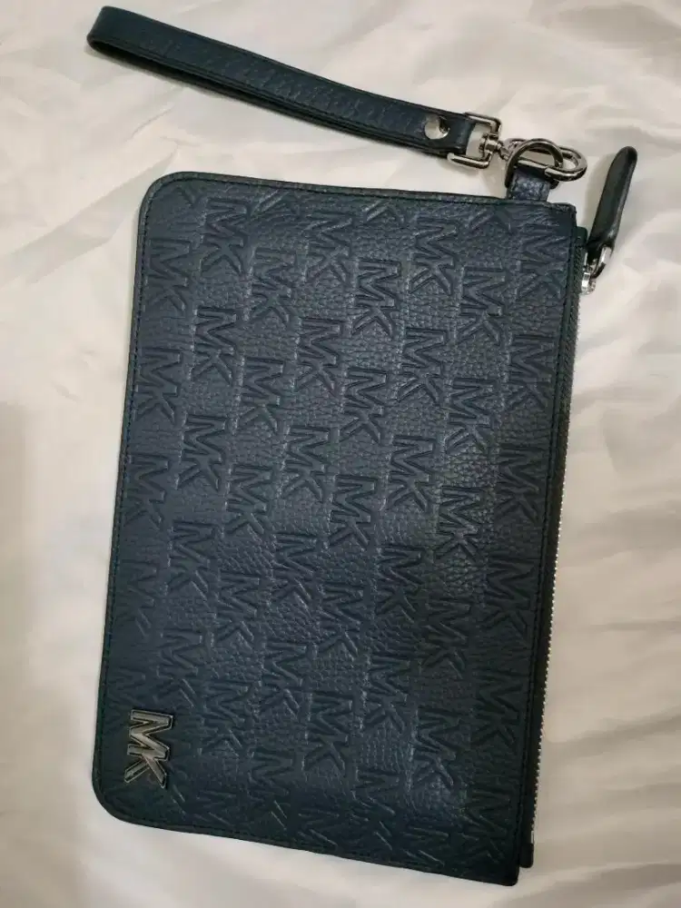 Clutch MK-Michael Kors Warna Biru 100% Gress