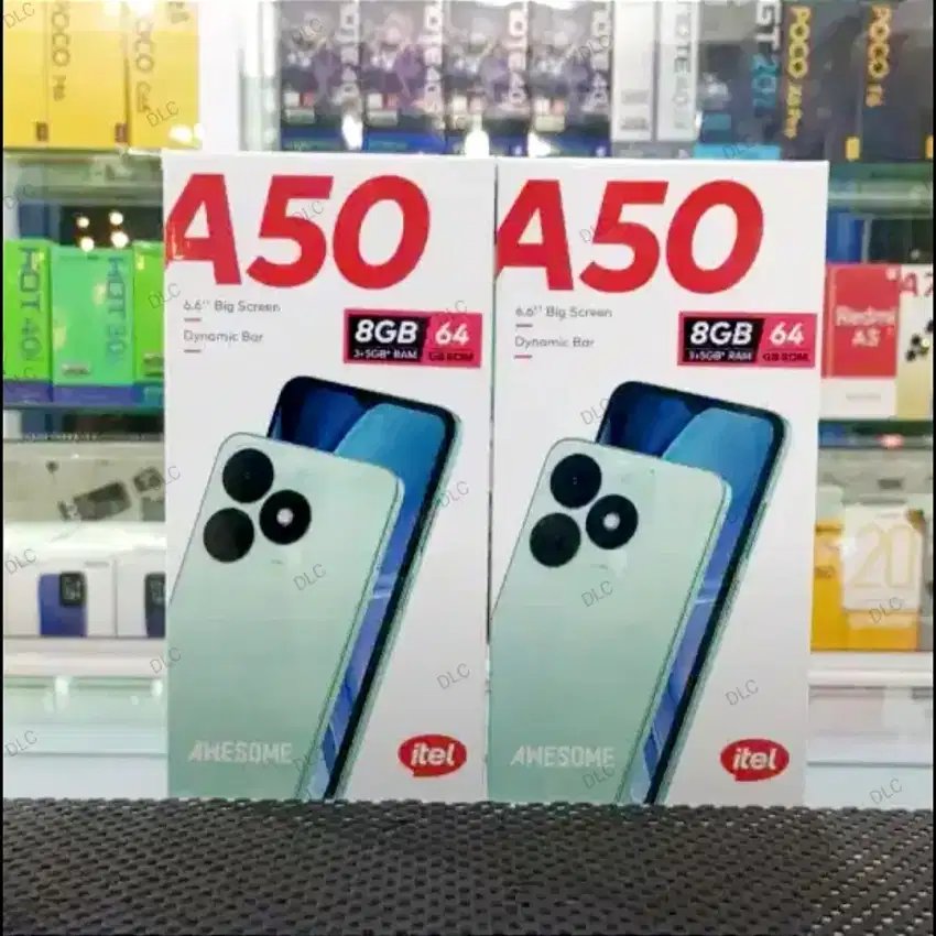 PROMO ITEL A50 8/64 BARU GARANSI RESMI