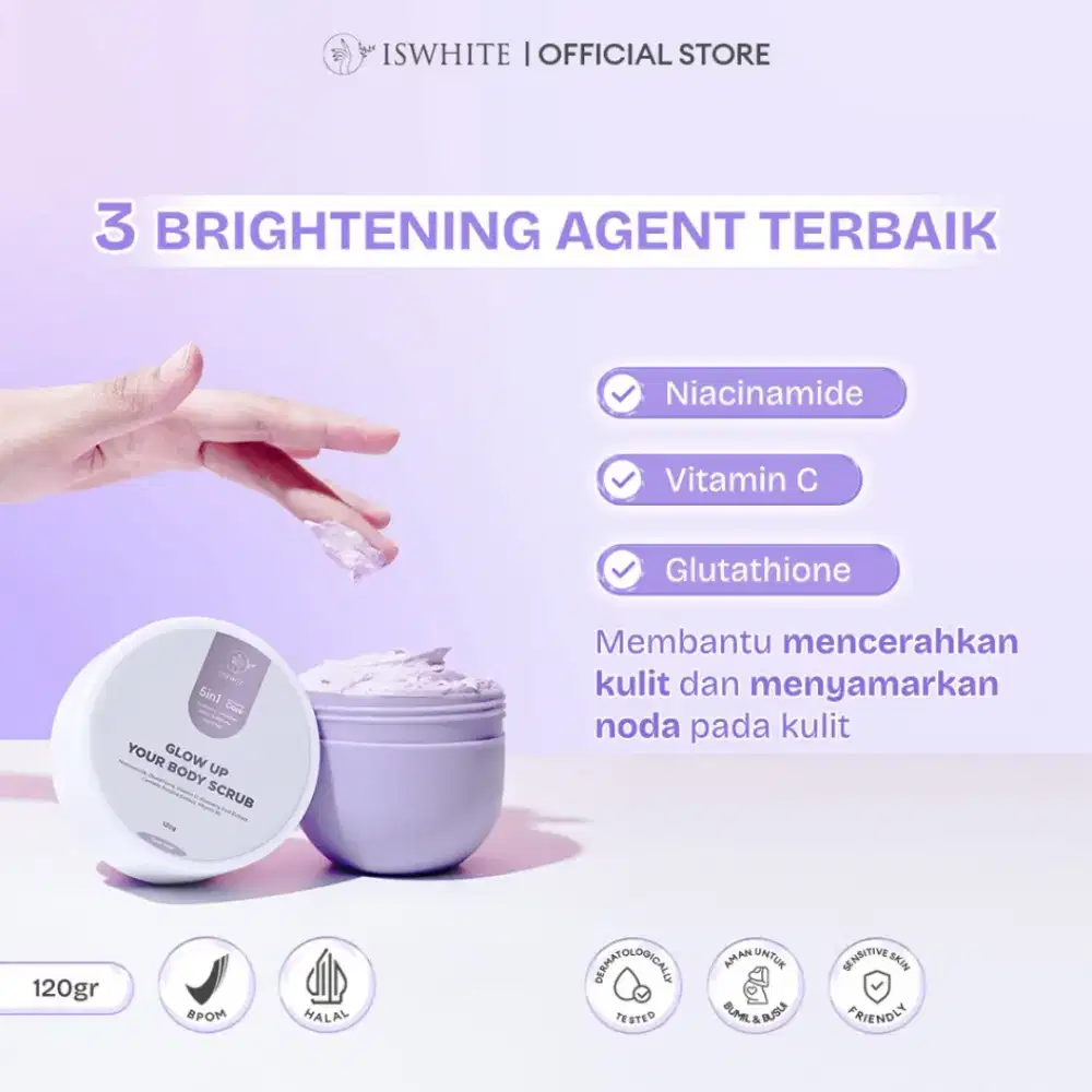 ISWHITE Whitening Ultimate Body Scrub | No Nego