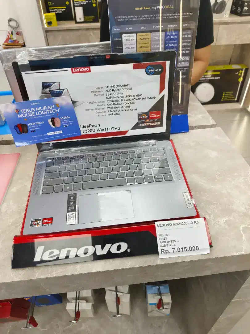 Cicilan tanpa kartu kredit laptop lenovo 82XN003LID R3