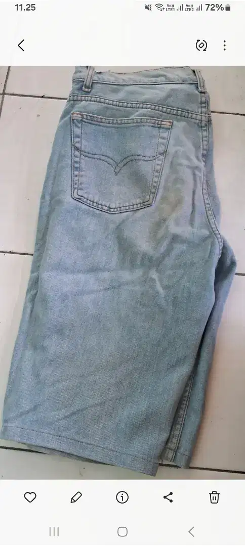 Celana Jeans Pendek Lea