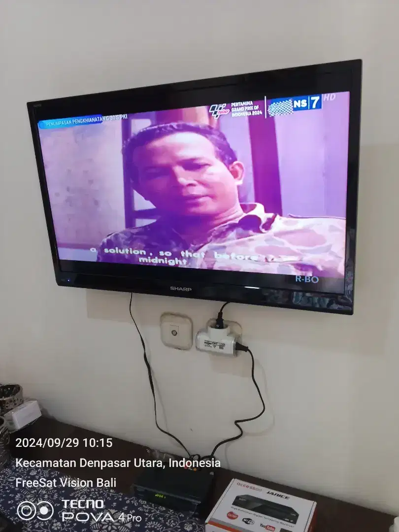 Antena TV pasang ke rumah