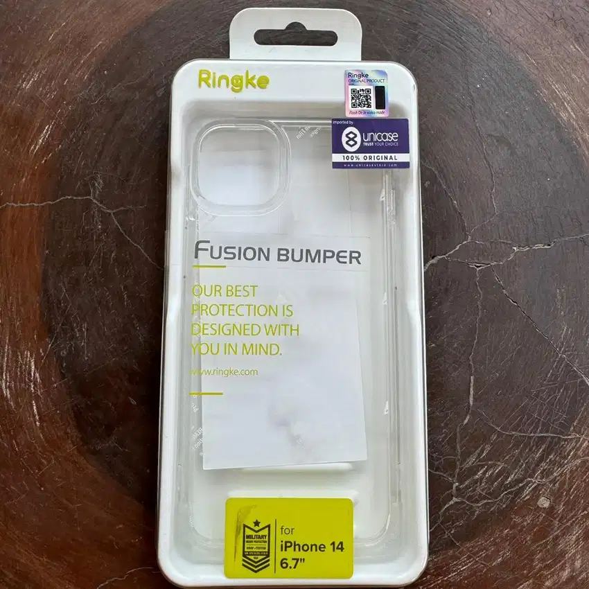 Case HP iPhone 14 Plus / 15 Plus Ringke Fusion Bumper Clear BNIB