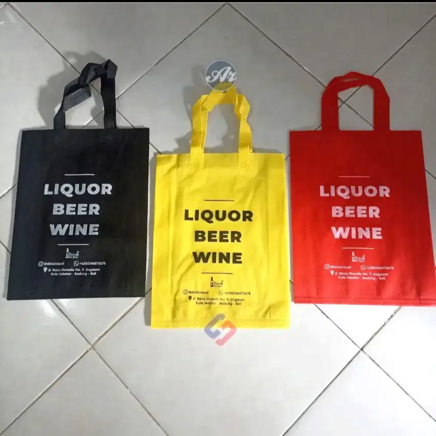 Tas Spunbond Sablon Custom | Sablon Tas Belanja