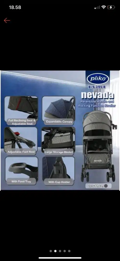 Stroller Baby Pliko