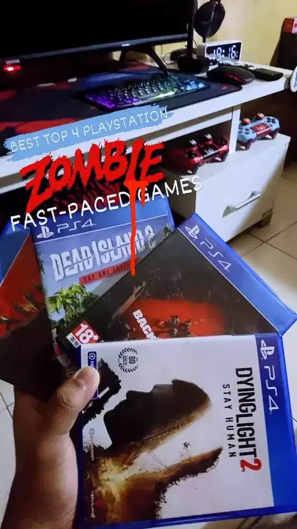 Paket BD/Kaset Game Zombie PS4 PS5 PRE-OWNED Original Fullset Like New