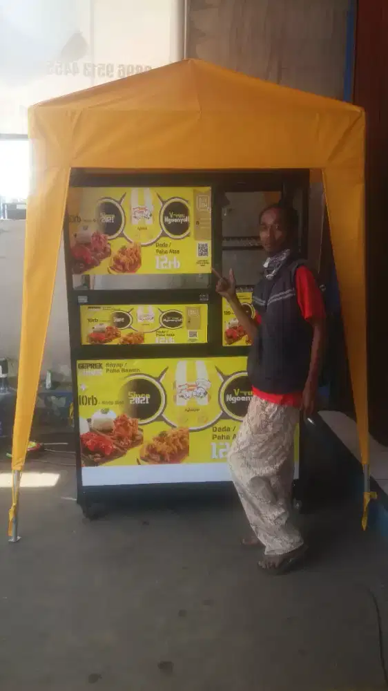 TENDA STAND PIRAMID,COCOK UNTUK LAPAK JUALAN.