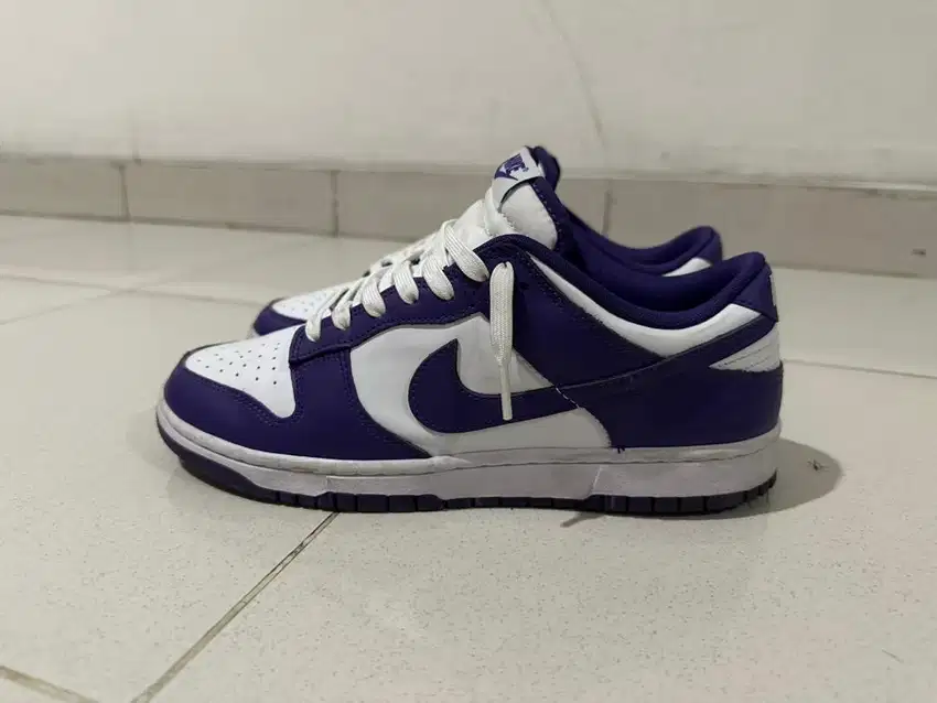 Nike Dunk Low Championship Court Purple ORI 100% DIJAMIN