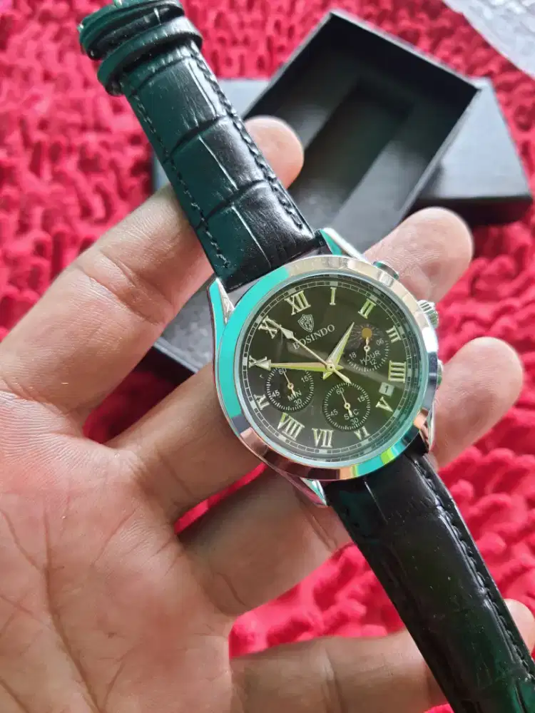 Jam tangan orihinal the boss chrono aktif uk 42mm cakep elegant bgt