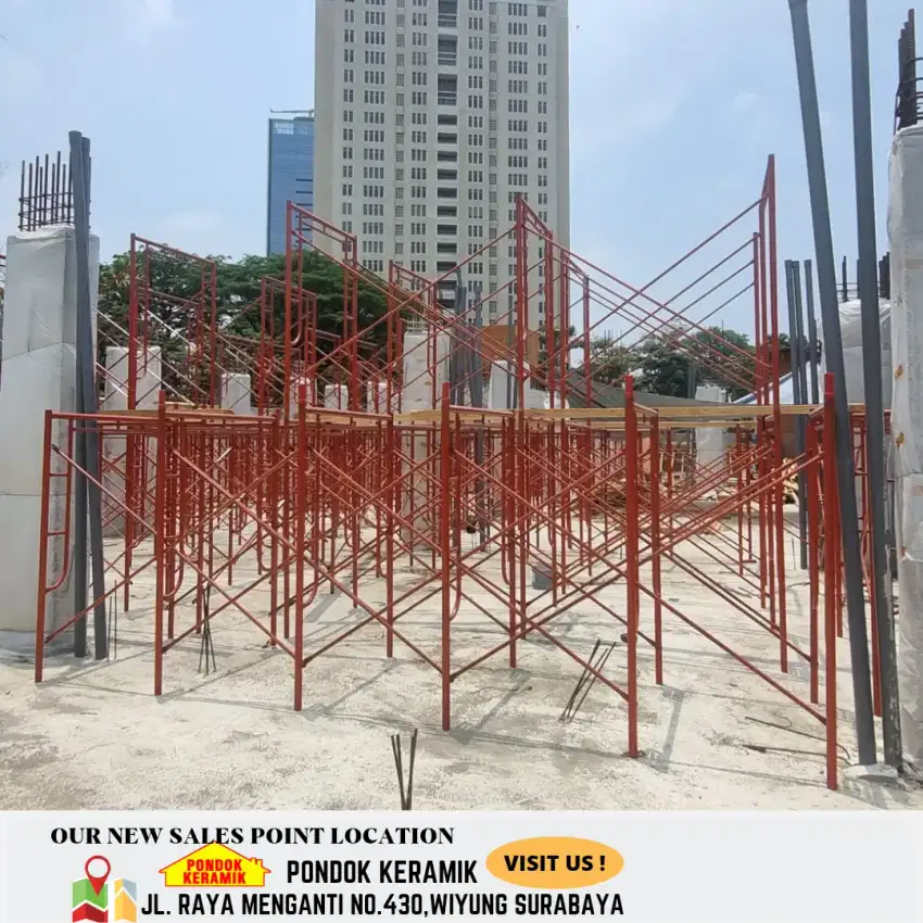 Jual scaffolding baru T.170cm