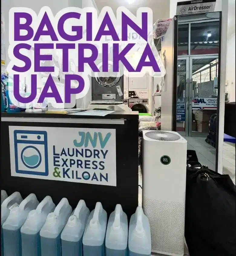 Lowongan pekerjaan bagian setrika uap untuk Laundry area Jakarta Pusat
