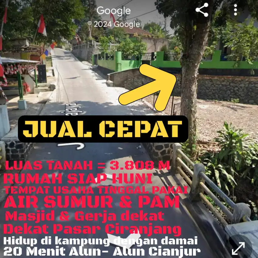 JUAL CEPAT  RUMAH PINGGIR JALAN-TANAH 270 TUMBAK  & TEMPAT USAHA IKAN,