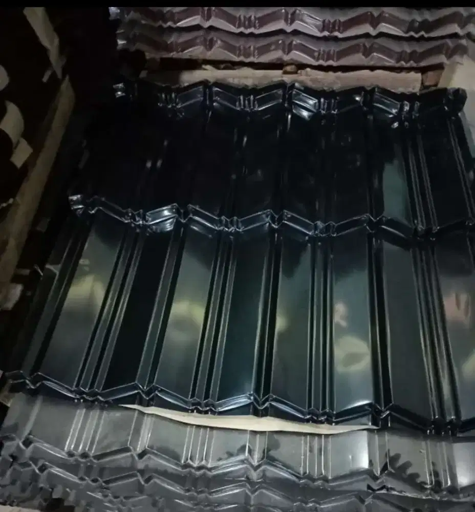 Atap / genteng metal 2 daun