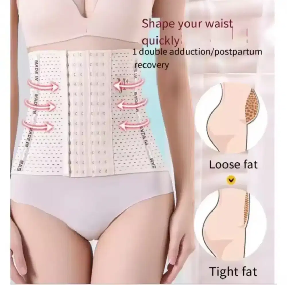 Stagen pinggang pembentuk tubuh postpartum