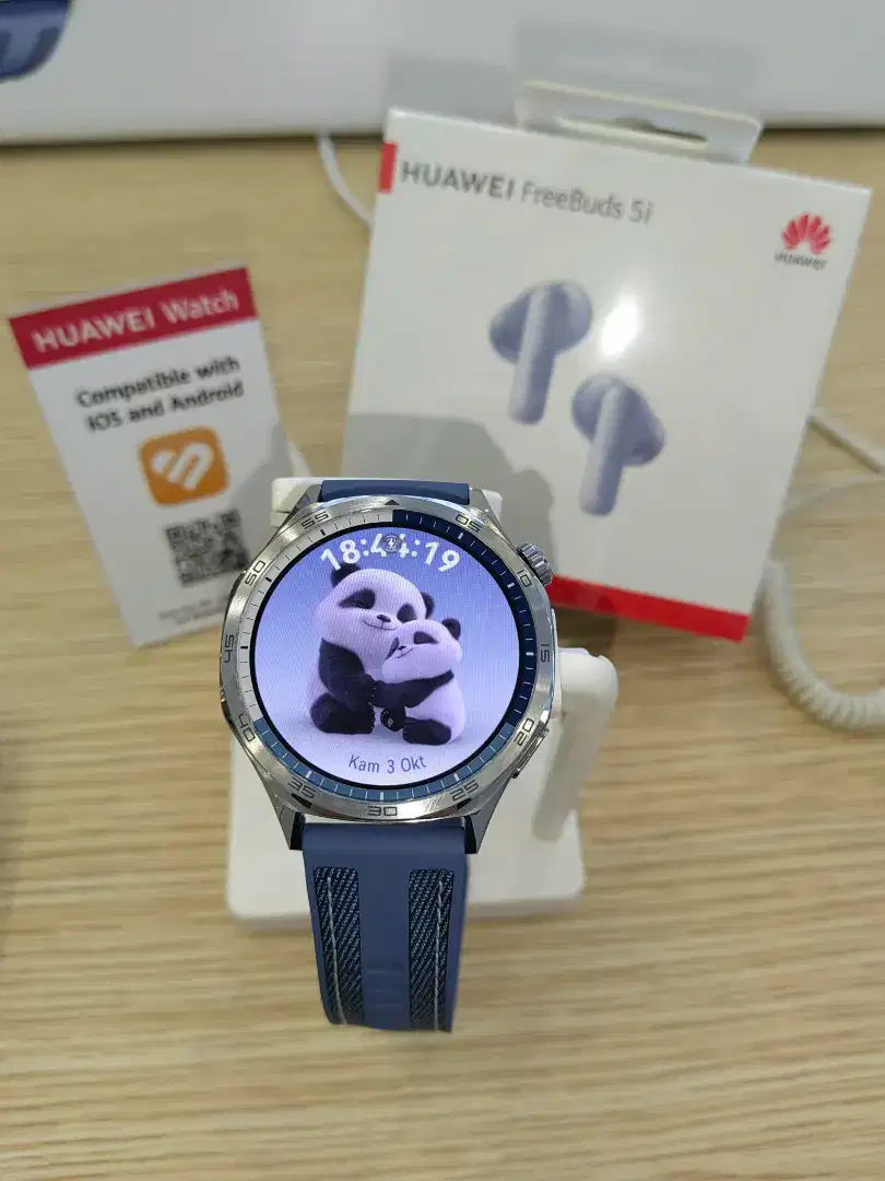 HUAWEI WATCH GT 5 BLUE Free HUAWEI Freebuds 5i*