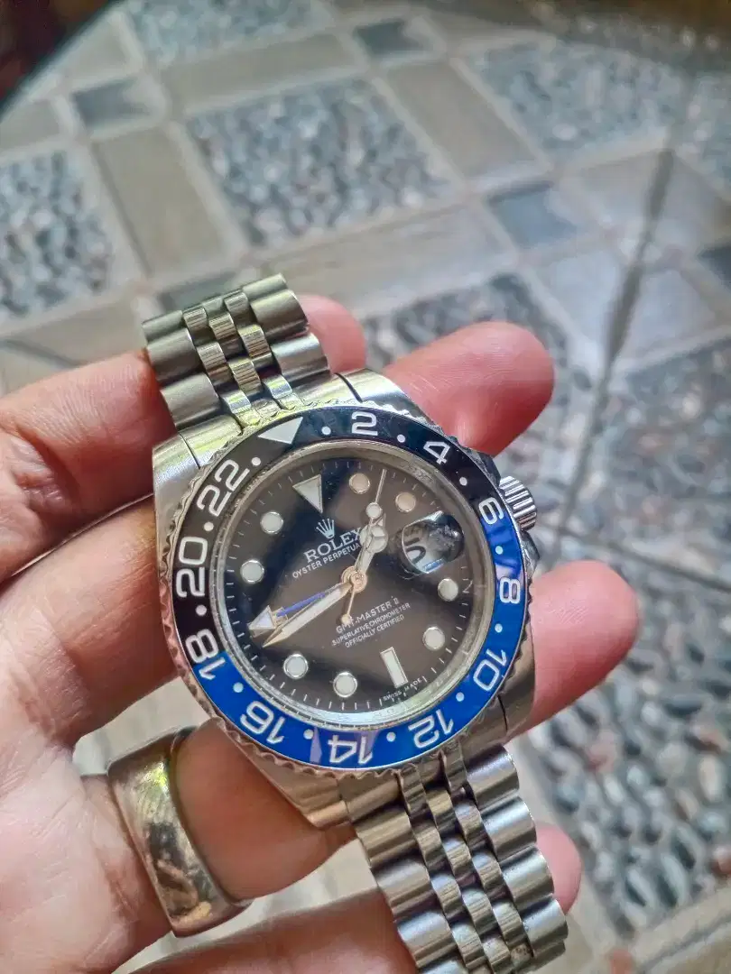 Jam tangan pria RLX GMT master