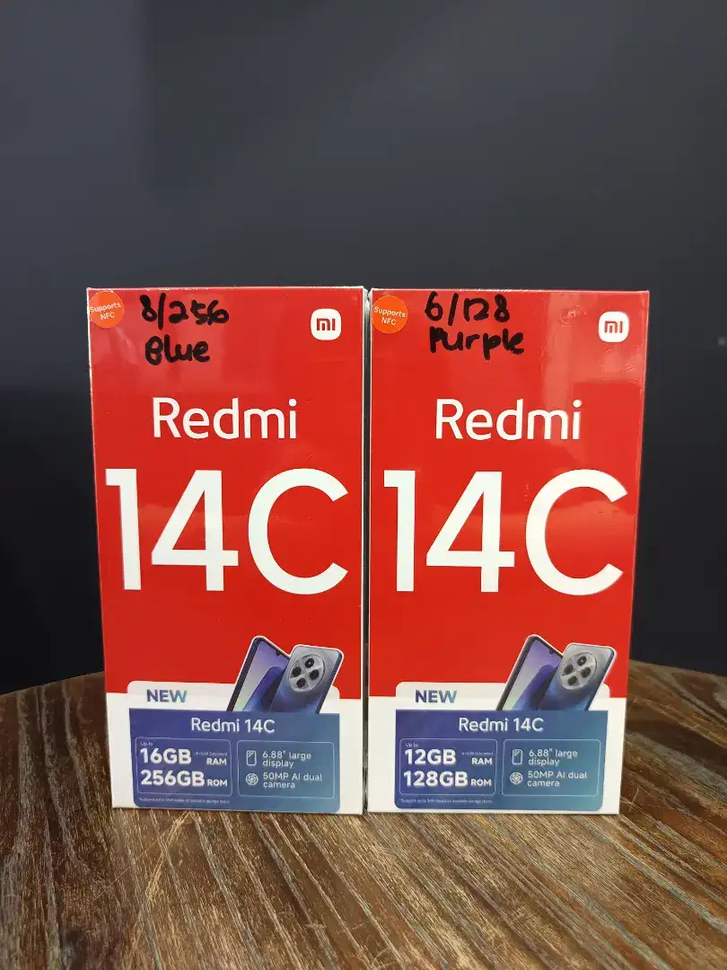 REDMI 14C 6/128 GB GARANSI RESMI