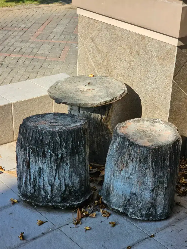 Meja bangku taman set