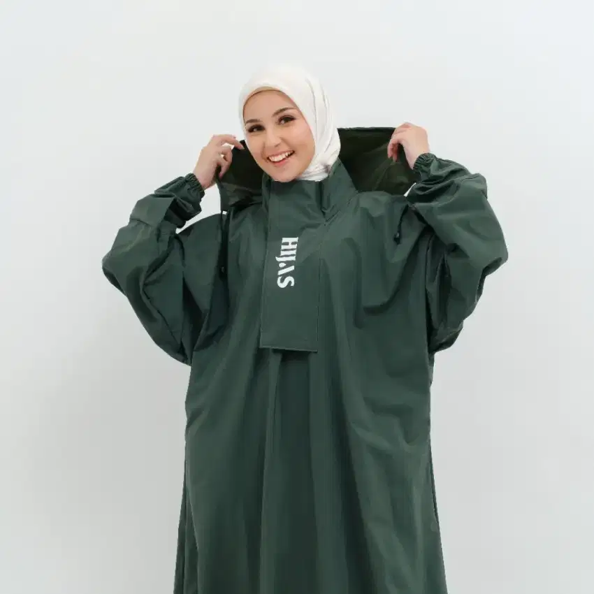 Hijas - Jas Hujan Gamis Wanita Muslim Original