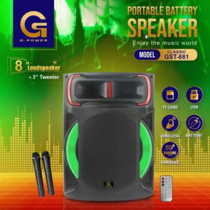 Speaker G-Power GST-881classic. Baru, bisa cod