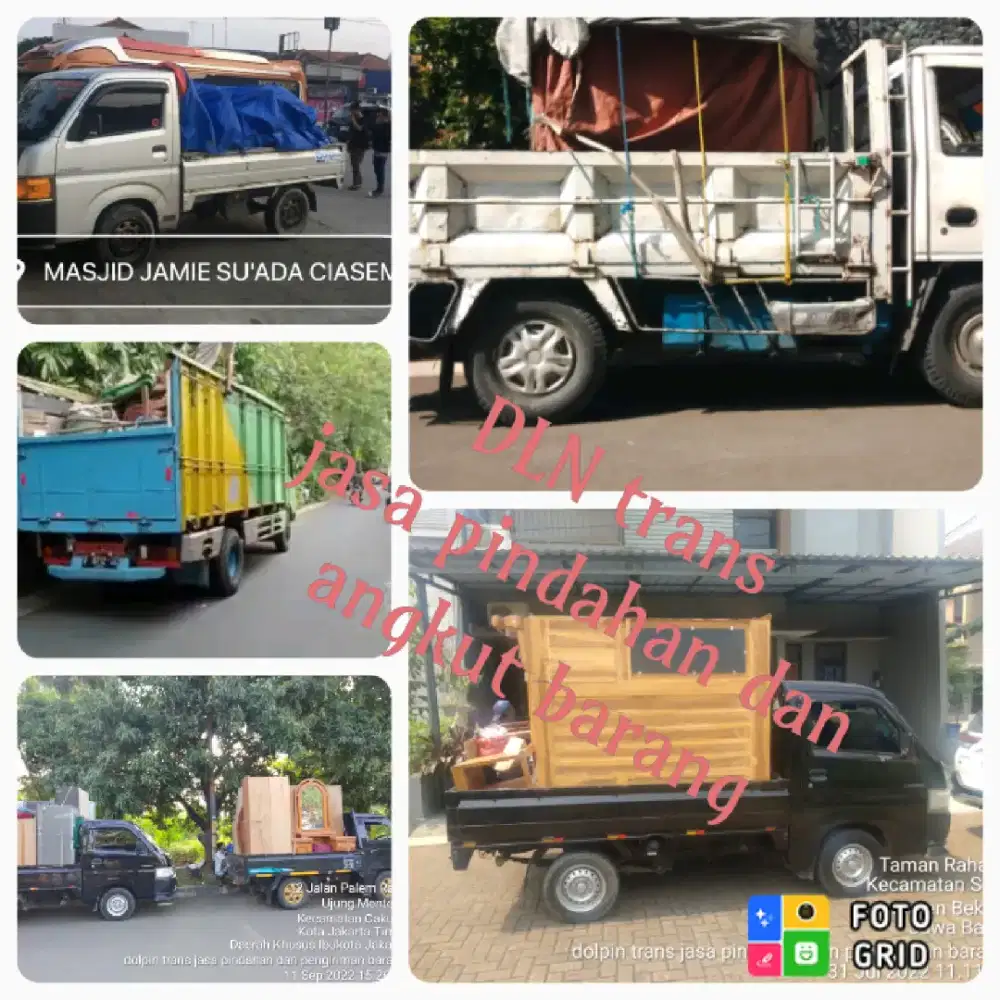 Truk engkel pindahan depok