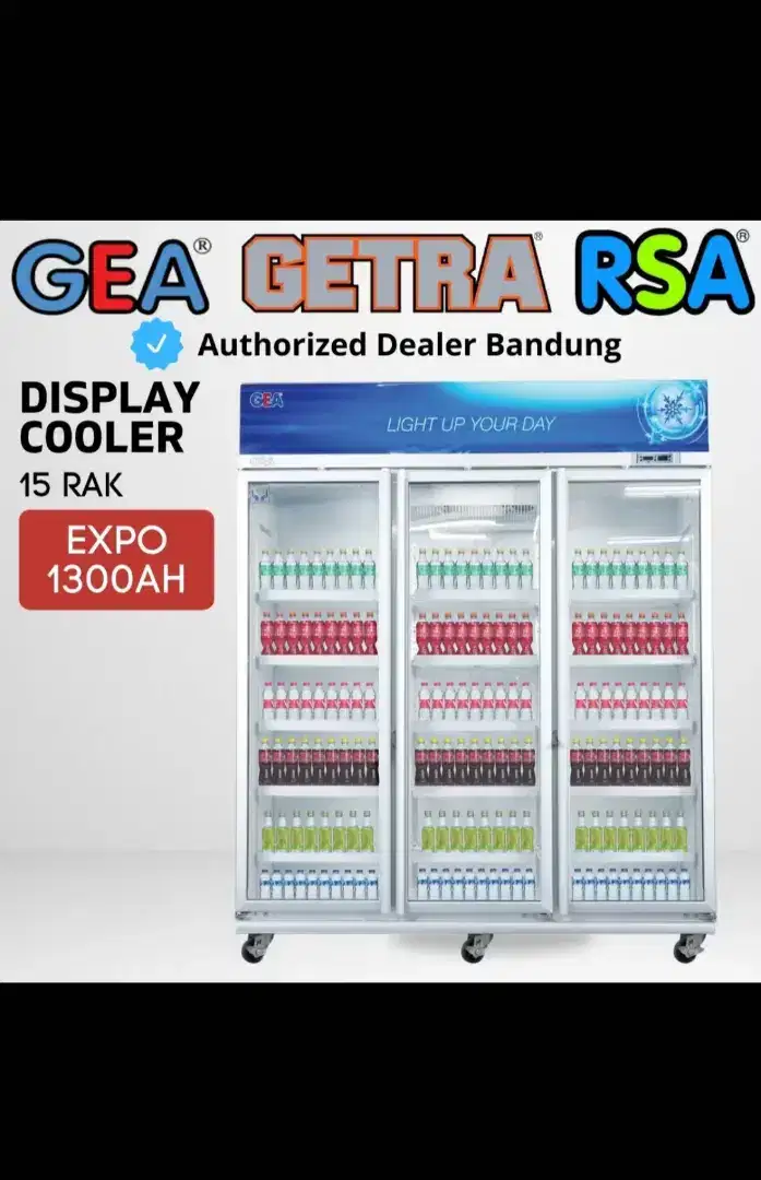 Showcase gea expo 1300 3 pintu