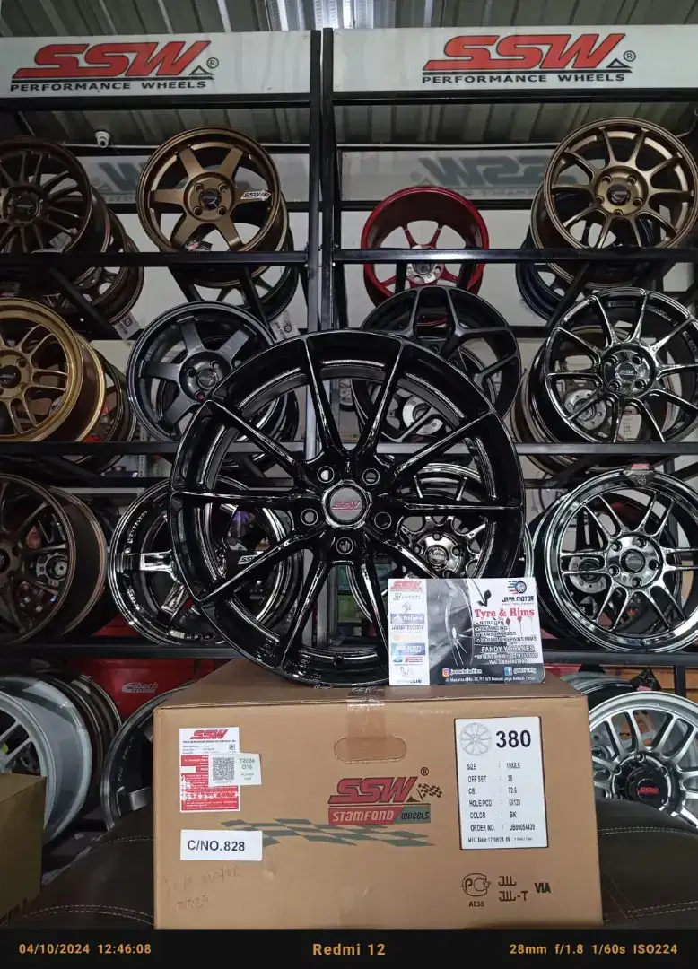 Velg bmw byd seal ssw380 r19 5x120 lbr8,5 et35