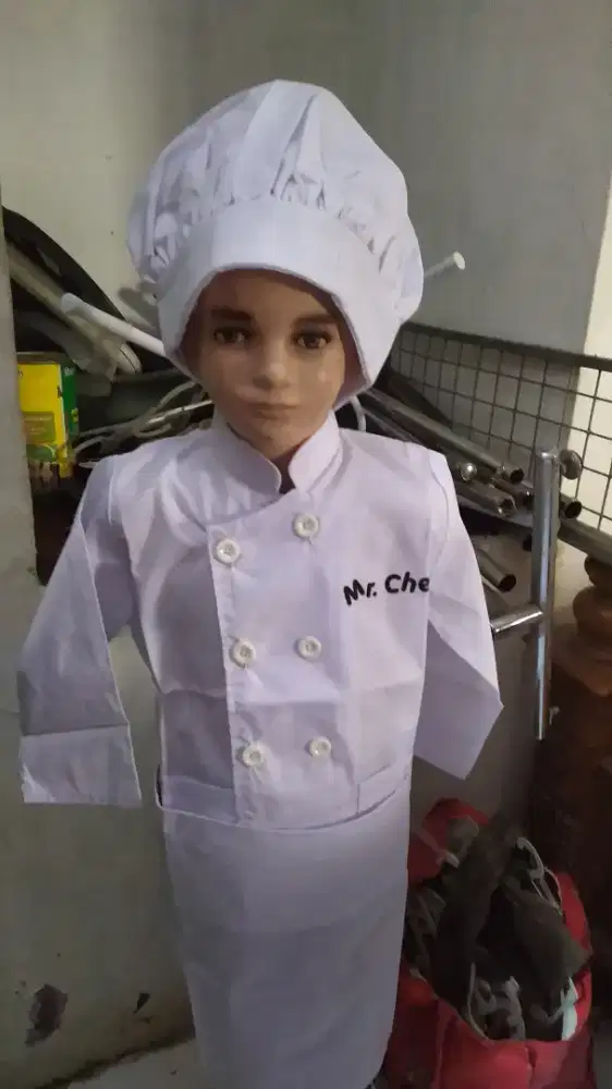 Baju Kostum Chef Anak