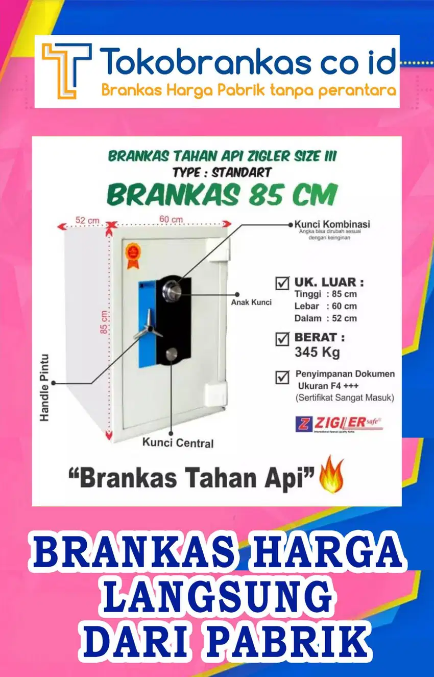 Brankas Zigler size 3