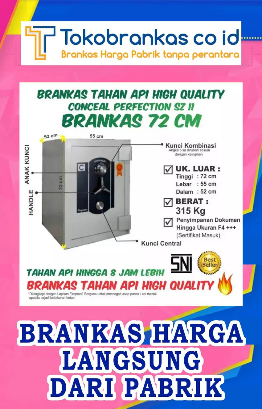 Brankas Promo conceal perfection size 2-psd