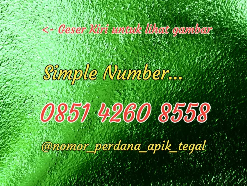 Nomor Cantik byU Prepaid Simple AbbA