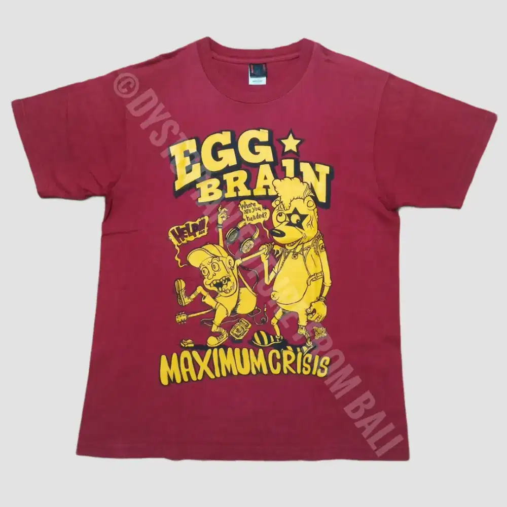 T-shirt Band Egg Brain - Maximum Crisis