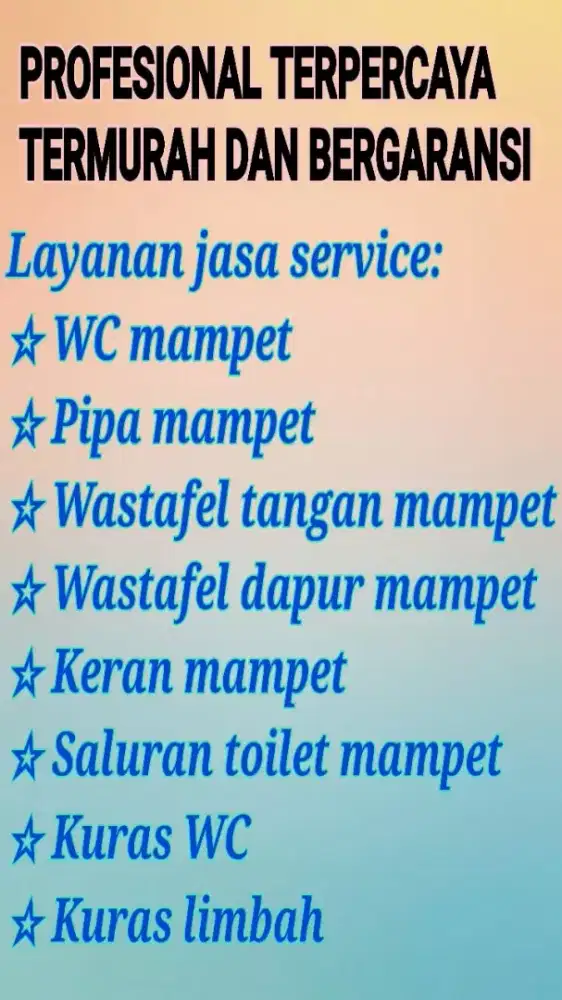 Tukang Atasi Pipa Saluran Air Kamar mandi Mampet & Sedot WC Tersumbat