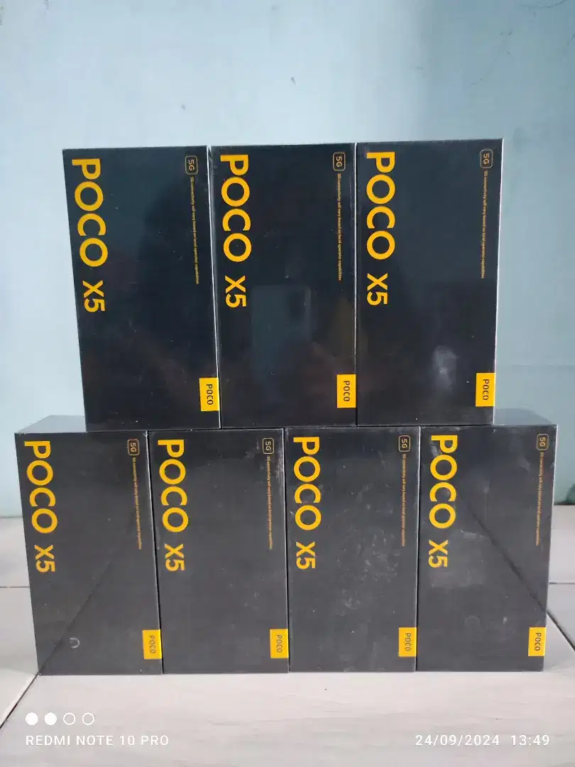 Poco x5 5g 8/256 6/128 baru dan segel murah