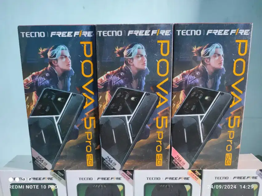 Tecno pova 5 pro 5g 8/256 baru dan segel murah