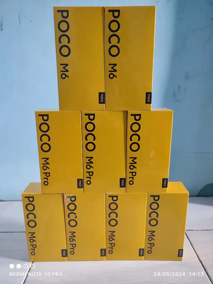 Poco m6 pro 8/256 m6 8/256 baru dan segel murah