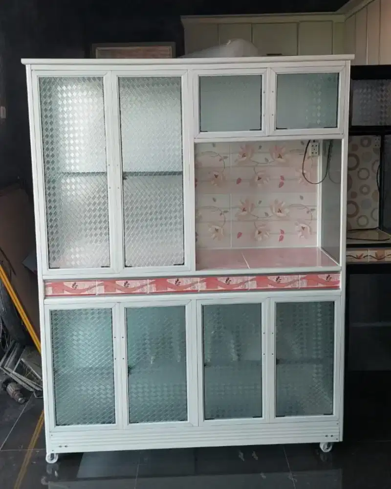 Rak piring p8 datar / rak magicom p8 alumunium