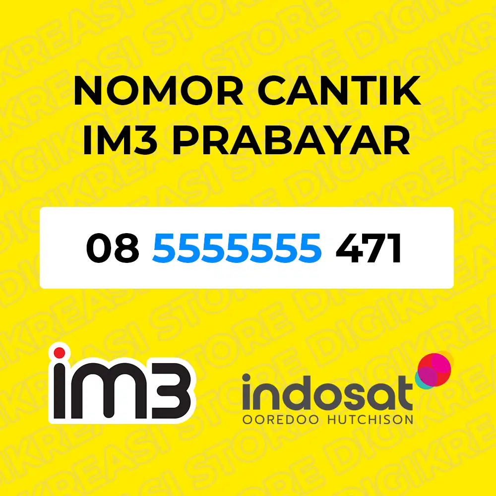 Nomor Cantik Indosat Sapta SERI B