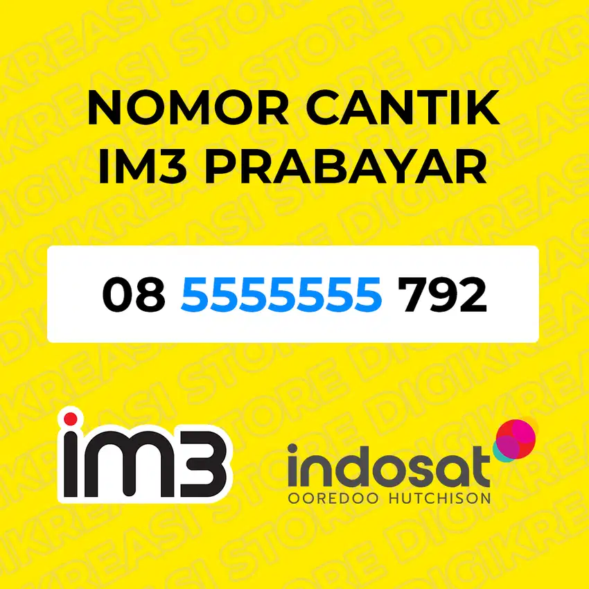 Nomor Cantik Indosat Sapta SERI E