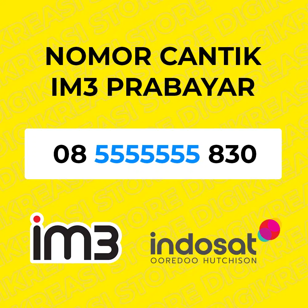 Nomor Cantik Indosat Sapta SERI G