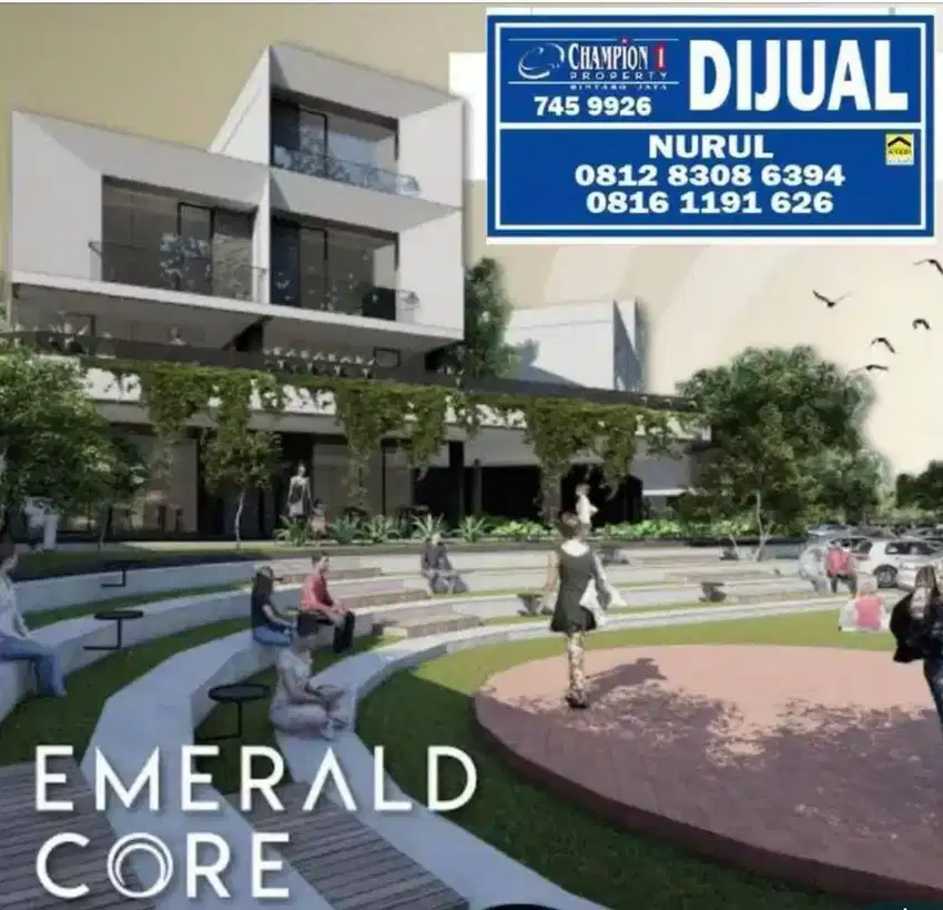 Ruko 3Lantai Di Emerald Core Bintaro Jaya Tangsel