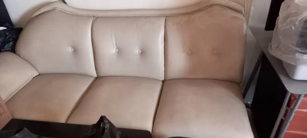 SOFA KULIT 3-SEATER BU!!!