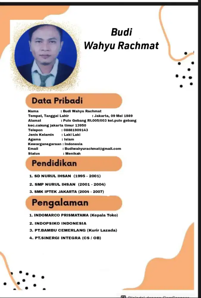 Cari pekerjaan apa saja